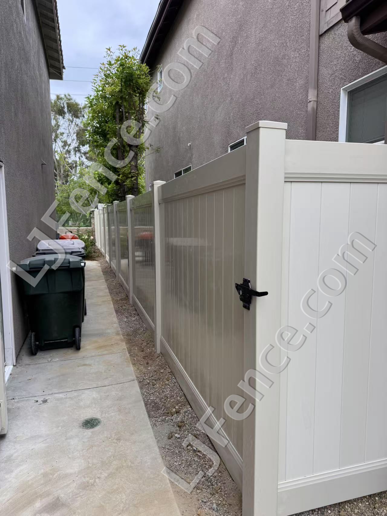 6FT Tan Vinyl Privacy Fence