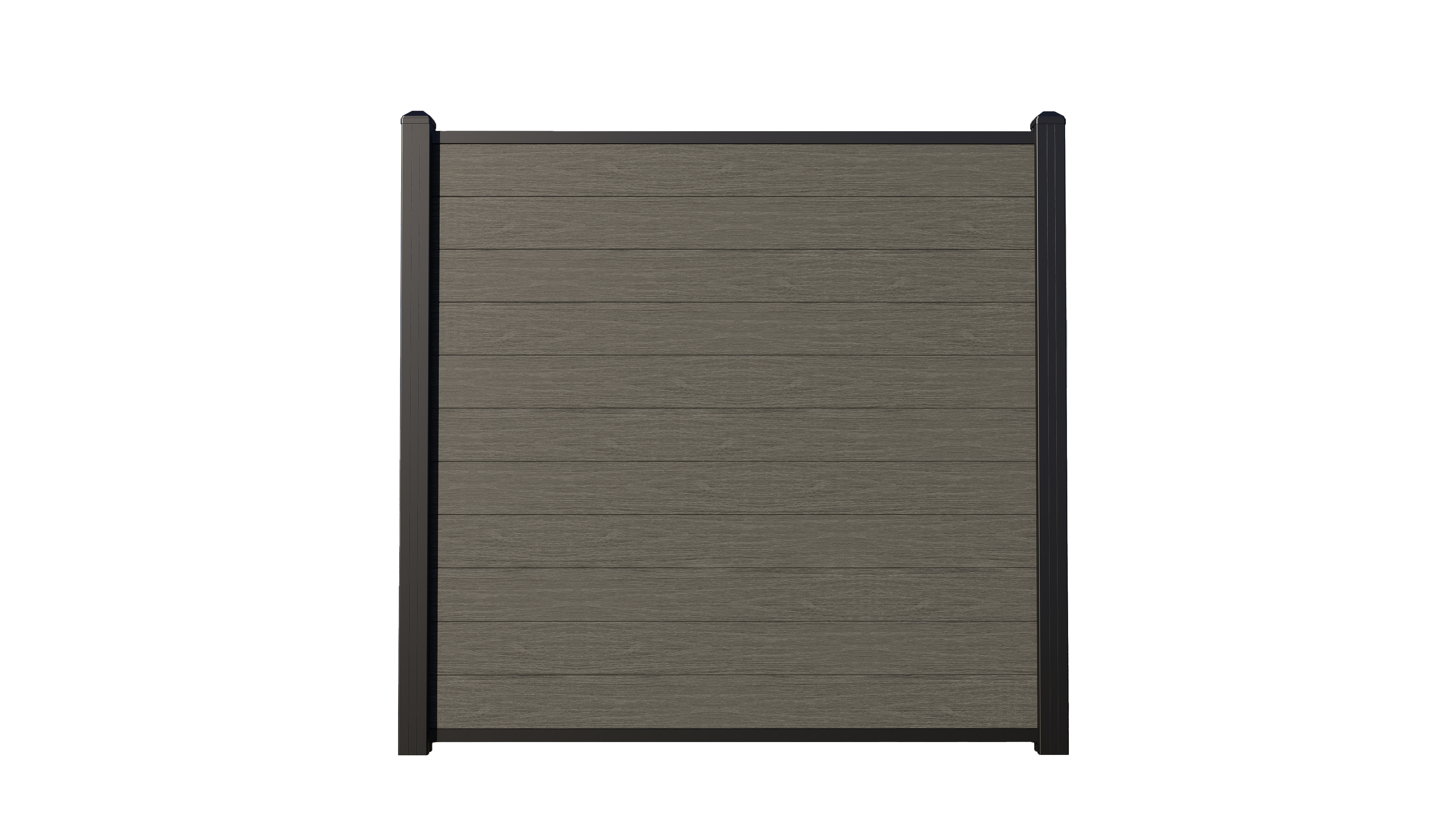 Gray WPC Privacy Fence